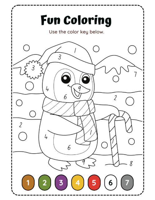 Sample animal coloring worksheet